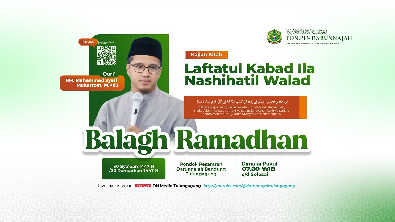 🔴[LIVE] #10 PENGAJIAN KITAB  LAFTATUL KABAD ILA NASHIHATIL WALAD