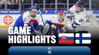 Highlights: Slovakia vs Finland | 2024 #U18MensWorlds