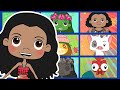 Animated Moana Finger Family | Finger Family Songs