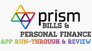 Prism Bills and personal finance App Run-Through and Review |Android|