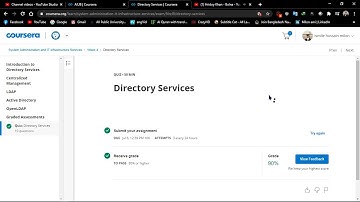 Directory Services II Week 4 II Quiz II Coursera