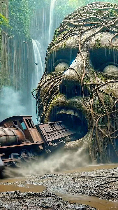 Nature Shorts: Mysterious Train | Amazing Scenery #youtubeshorts #horror
