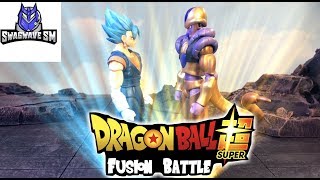 Dragonball Super Fusion Battle: GOLDEN CELLZA VS SSGSS VEGITO BLUE [Stop Motion Film]