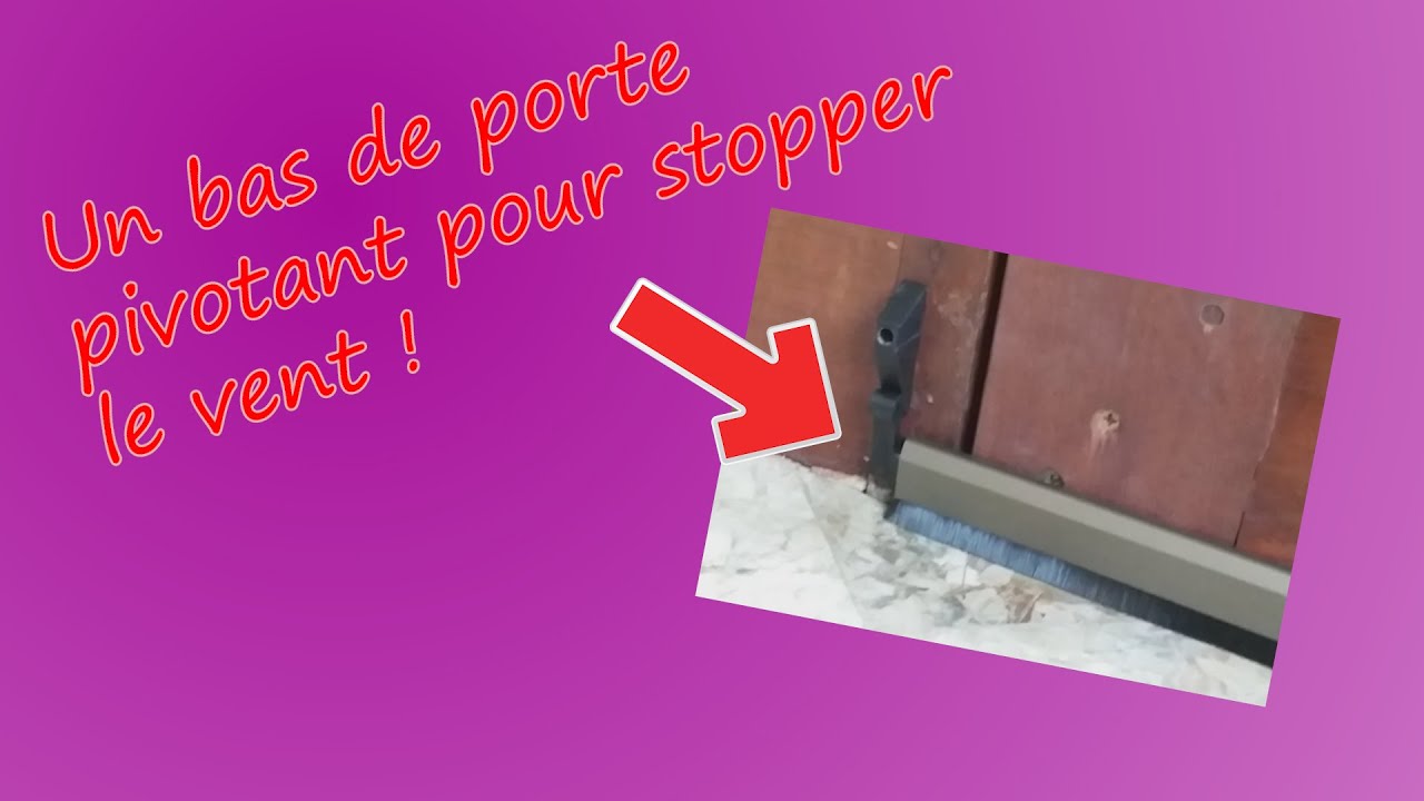 COMMENT POSER UN BAS DE PORTE PIVOTANT ? (# BDQ-1) - YouTube