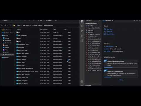Open with VS Code option not showing on doing right click. - YouTube