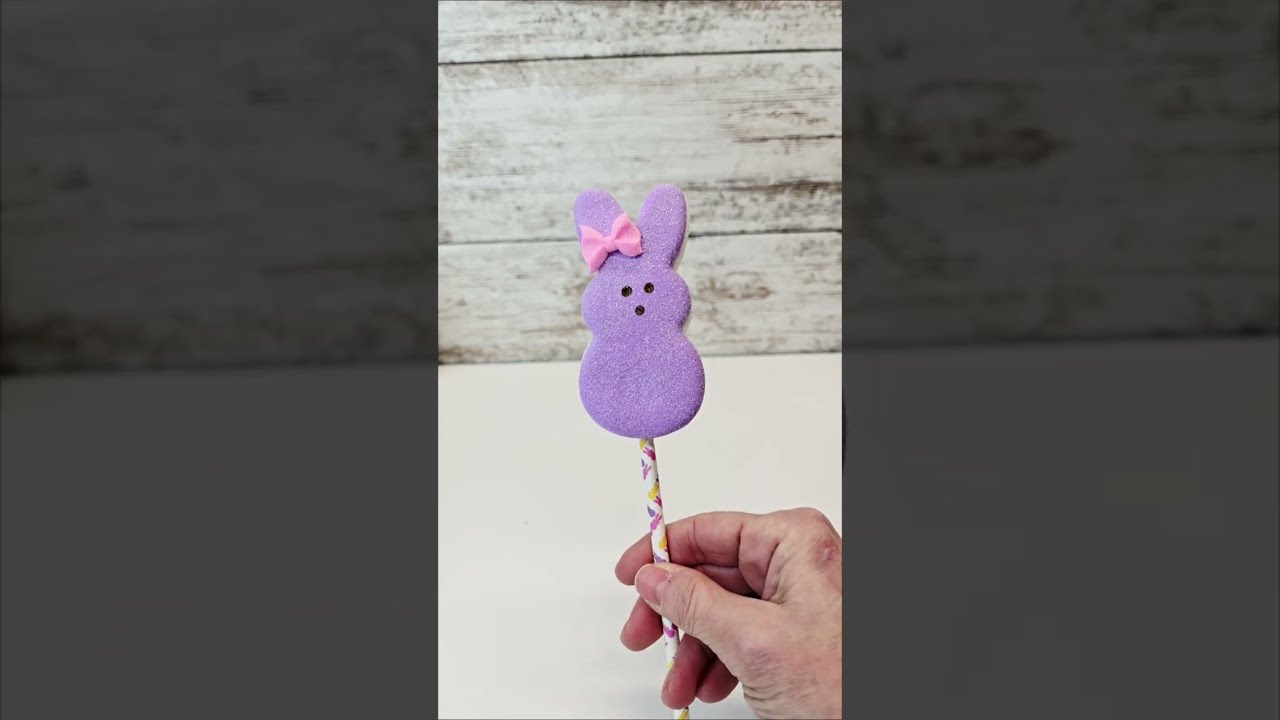 Искусственная выпечка / Самодельные сахарные зайчики на палочке