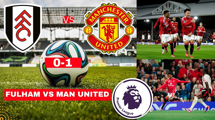 Fulham vs Manchester United 0-1 Live Stream Premier League Football EPL Match Score Highlights Utd