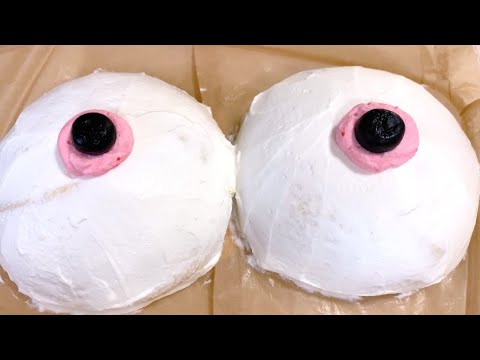 ★オーブン不要★材料4つで簡単ドームケーキ🍰これは目玉です。