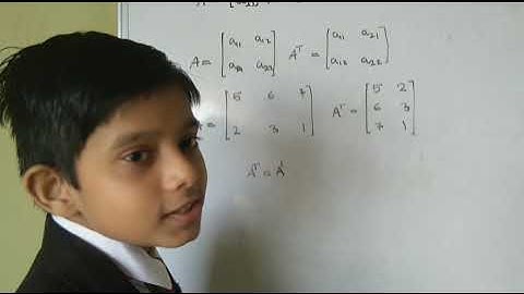 MULTIPLICATION AND TRANSPOSE OF MATRIX | OPERATION  OF MATRIX | MATRIX PART2 | BY PRATEEK SETHI