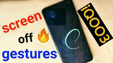 #IQOO#iQoo3#screenoffgestures#gesturandmotion || how  to on screen off gestures iQoo3 || shortcut