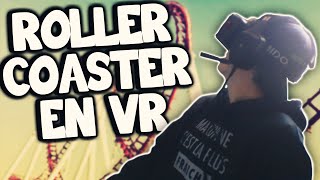 ROLLER COASTER.. FUNTAGE avec le CASQUE de RÉALITÉ VIRTUELLE HOMIDO [FACECAM]