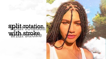 split rotation with stroke | after effects (AE) tutorial