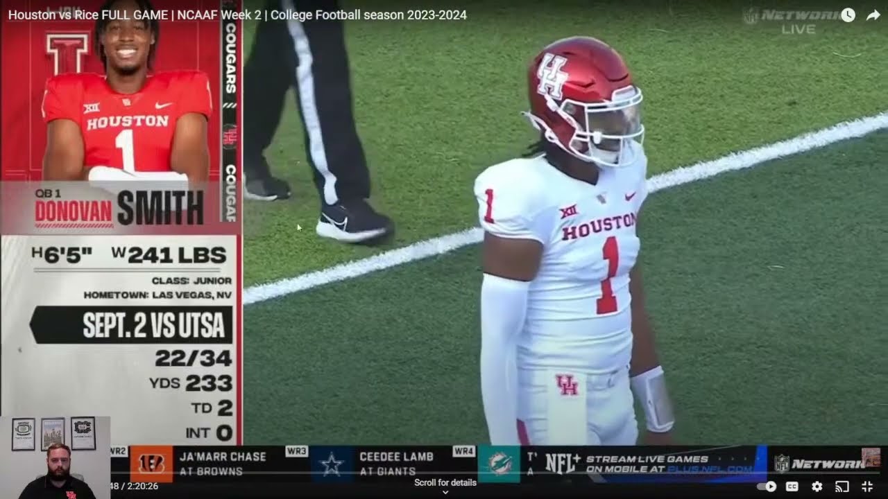 UH Vs Rice Film Breakdown YouTube