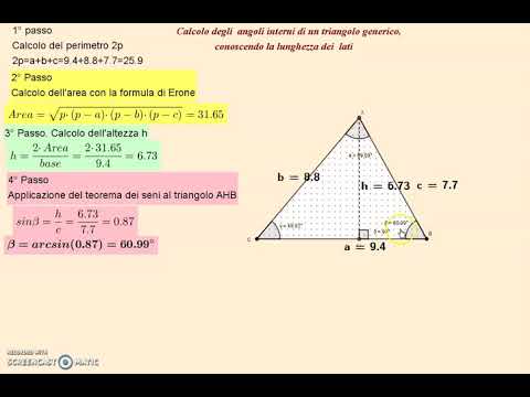 Calcolare L Angolo Di Un Triangolo