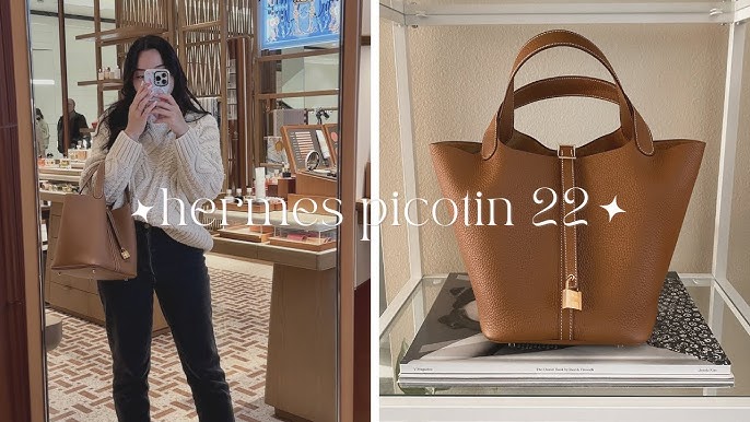 DESIGNER HANDBAG REVIEW - Hermes Picotin 22 (Worth the price? What does it  hold?)