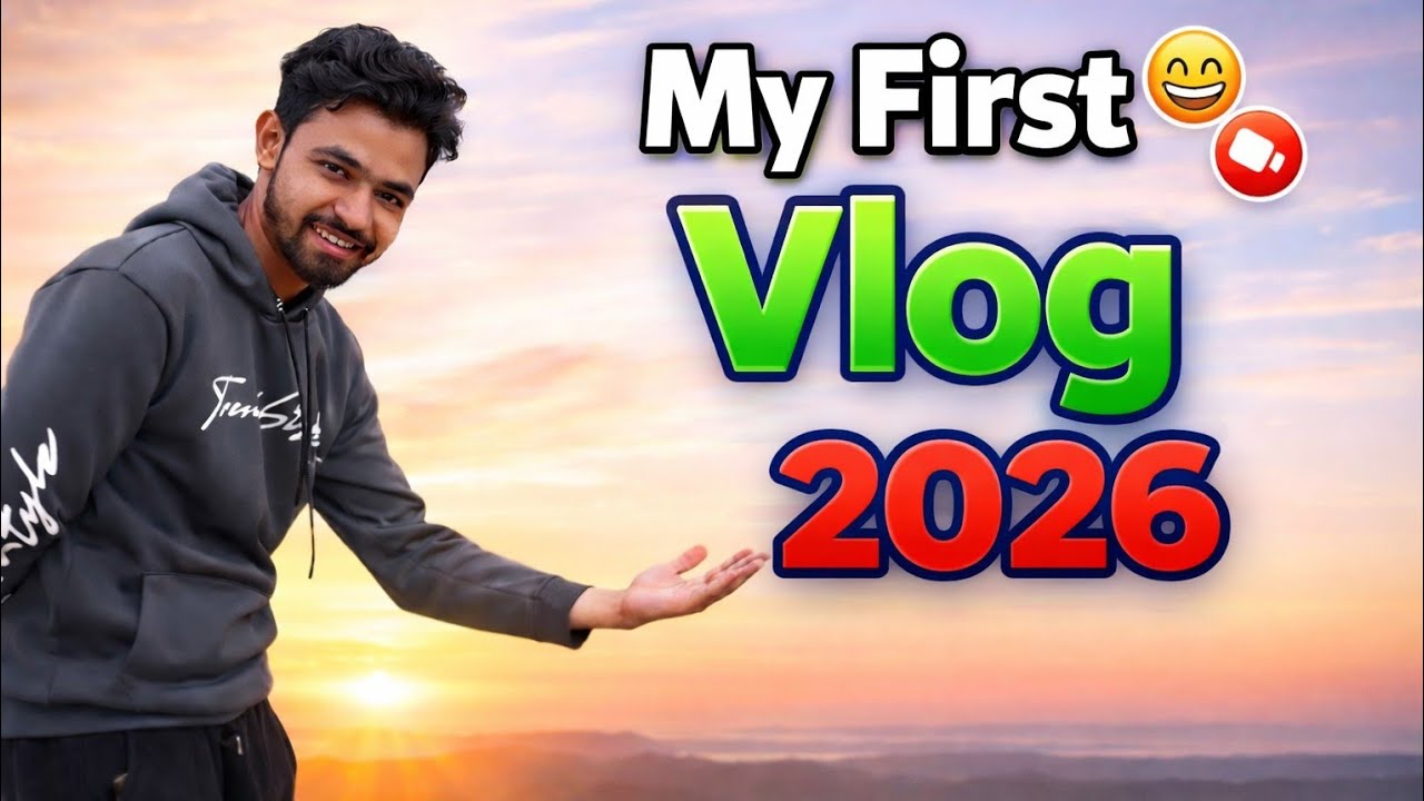 My First Vlog 2026 😍🔥 | First Time on YouTube | New Beginning - YouTube