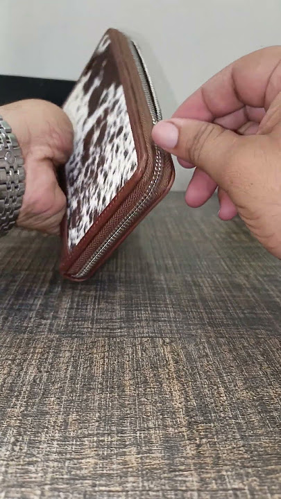 Premium Cowhide Hairon Leather Wallet for Women