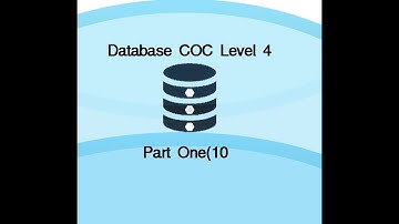 Database Administration level 4 Coc