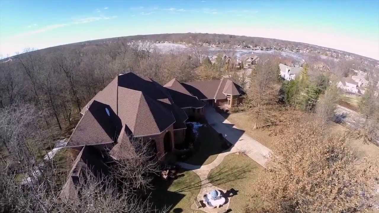 2820 Estates Court, Lake St. Louis, MO 63367 raw footage, flying over