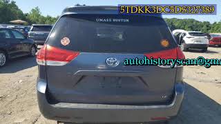 5TDKK3DC5DS327389 Toyota All Models Le 2013