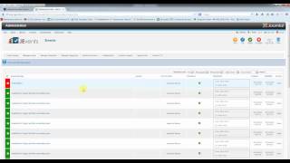 Add, delete, duplicate events in jEvents for Joomla