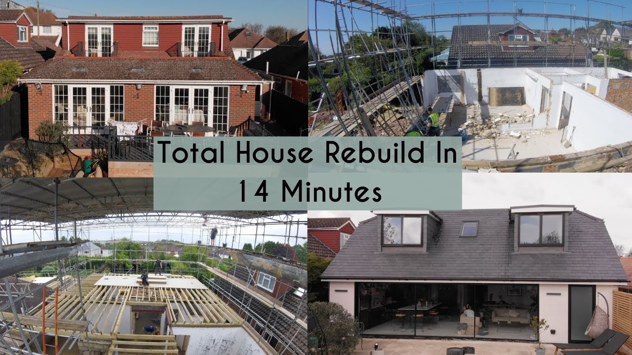 FULL HOUSE BUILD TIMELAPSE | WATCH OUR HOUSE GET BUILT IN 14 MINUTES ...