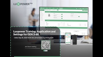 GEN-LB-EU 3-6K Working Mode Setting Online Training