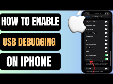 How To Enable USB Debugging Mode On Iphone (IOS)