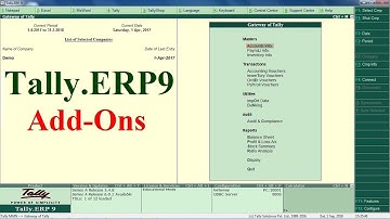 Tally Customization of User wise Button/Key Access Control | Tally Addons