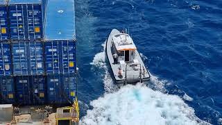 Sailing the Mississippi river with a container ship from New Orleans to Kingston Jamaica