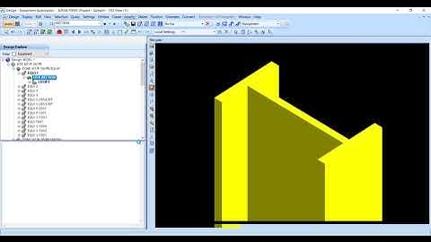 PDMS BEGGINER - HOW TO CREATE I SECTION CHENNAL IN PDMS