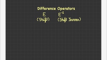 Shift and shift inverse | Numerical Analysis # difference operators