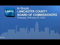 Lancaster County Board of Commissioners - Mid-Year Budget Review 2nd half  February 2, 2023