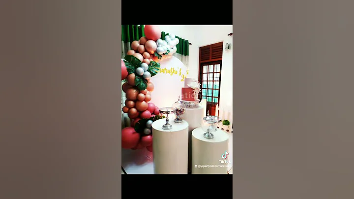 Rose Gold Chrome, Pink Chrome & Silver chrome 21st Birthday Decoration