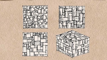 How To Draw & sketch STONE TEXTURES in Pen
