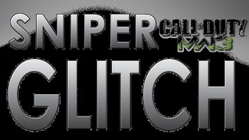 Modern Warfare 3: Amazing Sniper Rifle Glitch