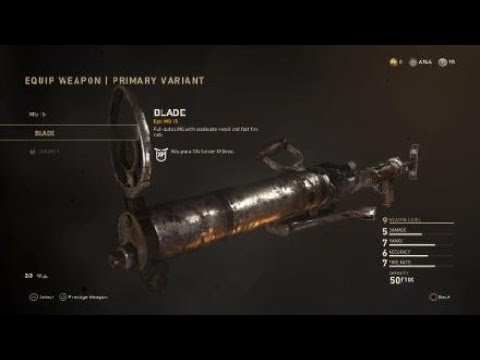 Call of Duty WW2 Epic MG 15 Blade - Epic Light Machinegun - YouTube