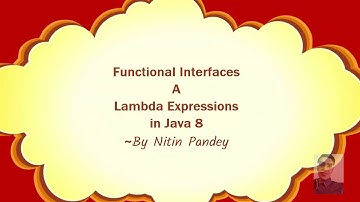 Functional Interfaces and Lambda Expressions in java 8