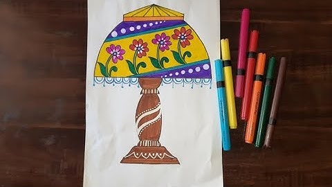 How to Draw a Table Lamp | Elementary & Intermediate Exam Drawing Tutorial