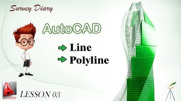 AutoCAD for beginners | Lesson 3| Line & Polyline| Line at a specific length & angle | Wide polyline