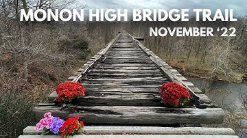 Walking the Monon High Bridge in Delphi Indiana weeks before renovation