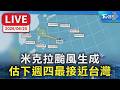 【LIVE】米克拉颱風生成 估下週四最接近台灣