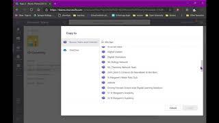 Copying a single file from one Microsoft Team to another