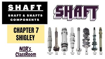 Shaft Design  |  Chapter 7 & 6 - Machine Design Shigley  |  Mechanical Engineering | NIR