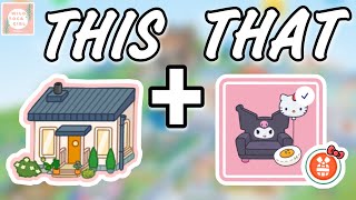 THIS ➕THAT 🤩 FREE HOME + HELLO KITTY PACK 🎀 TOCA LIFE WORLD 🌎