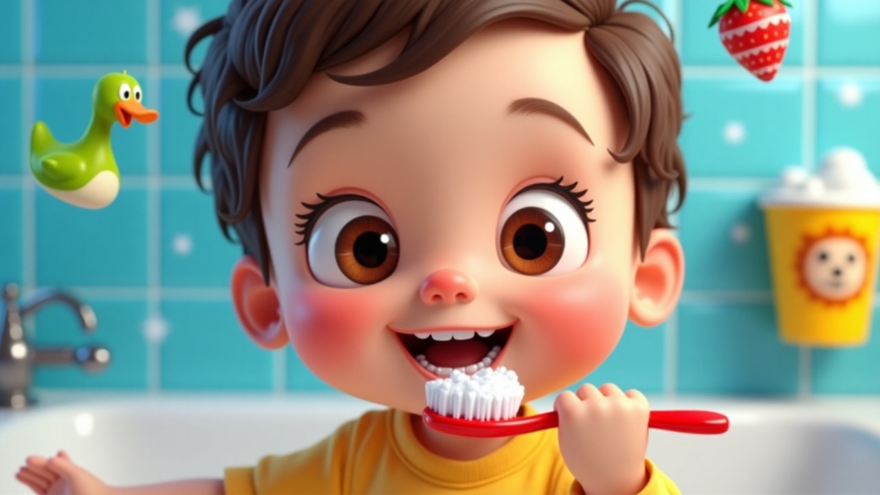 Brush Your Teeth Song | Morning Routine Fun | Nursery Rhyme for Kids ...