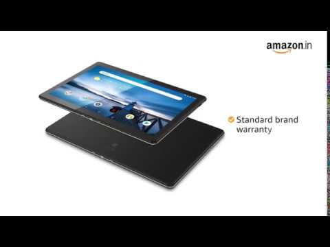 Lenovo Tab M10 Tablet (10.1 inch, 32GB, Wi-Fi + 4G LTE), Slate Black