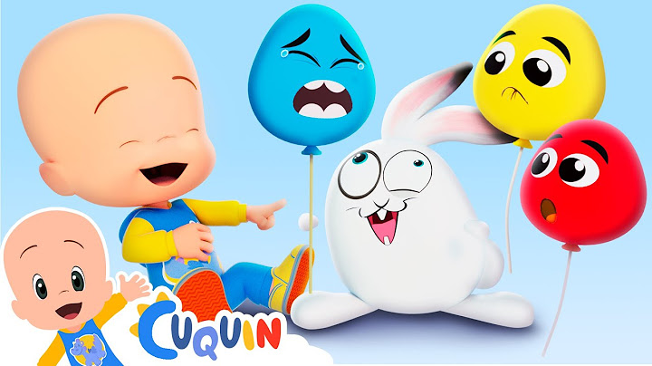 O que aconteceu com os balões de bebê? Aprenda as cores com Cuquin e Fantsasma