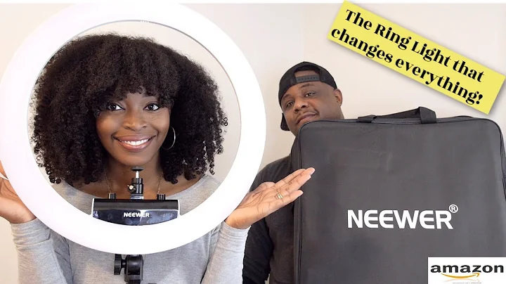 Best RING light | Neewer Ultra Slim Ring Light 18"| REVIEW + SETUP + DEMO