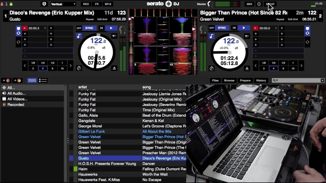 record serato dj intro